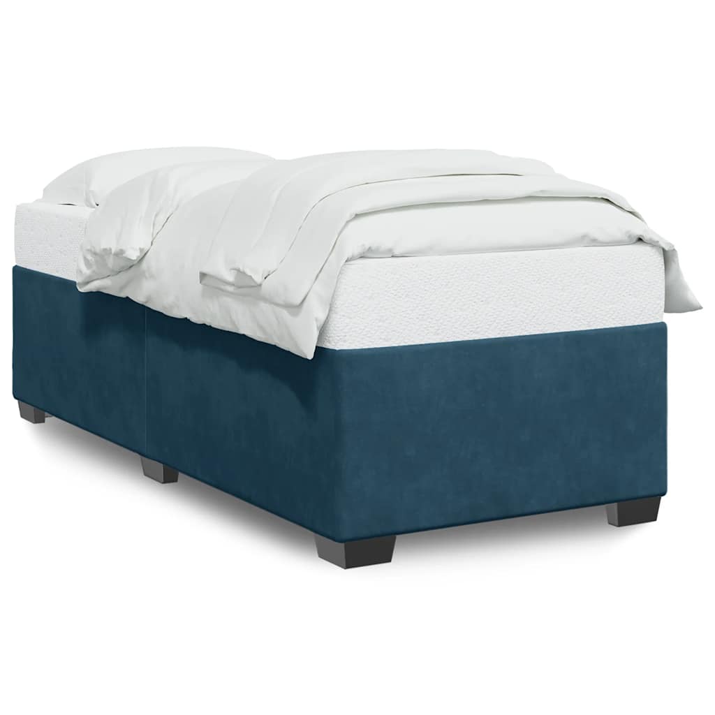 Bettgestell Blau 100x200 cm Samt