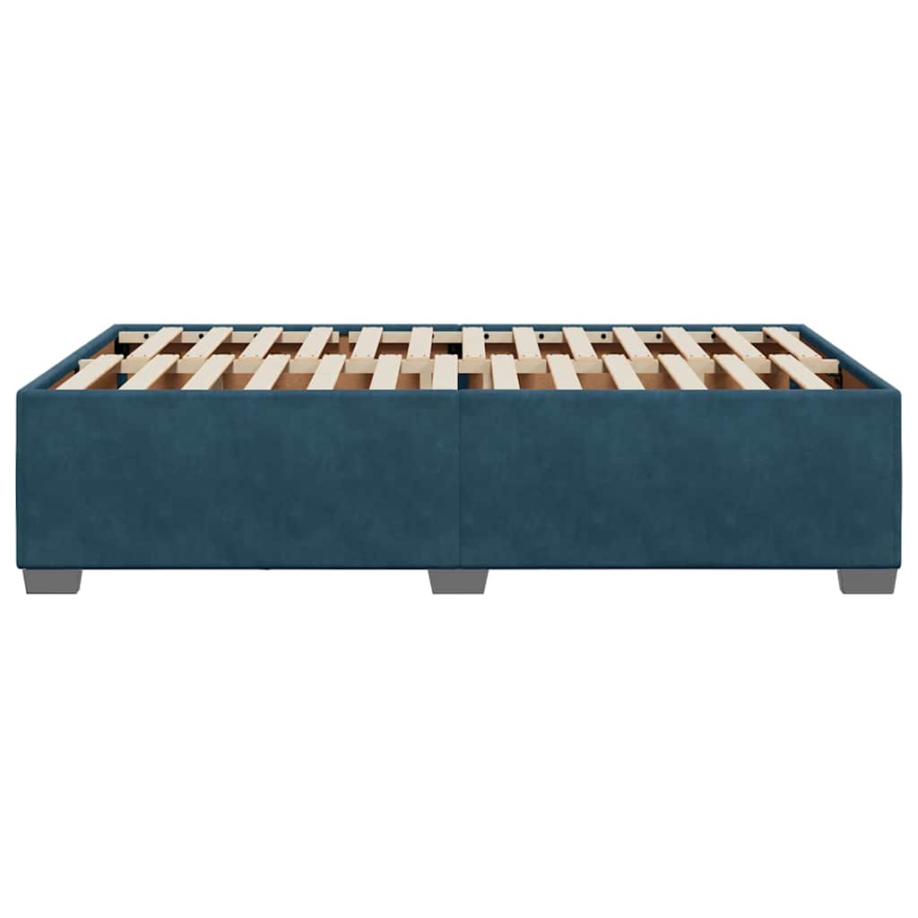 Bettgestell Blau 120x190 cm Samt