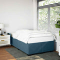 Bettgestell Blau 120x190 cm Samt