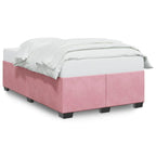 Bettgestell ohne Matratze Rosa 120x190 cm Samt
