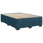 Bettgestell Blau 160x200 cm Samt