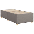 Bettgestell ohne Matratze Taupe 90x200 cm Stoff