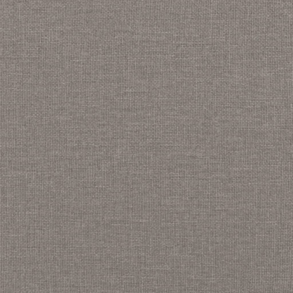 Bettgestell ohne Matratze Taupe 120x190 cm Stoff