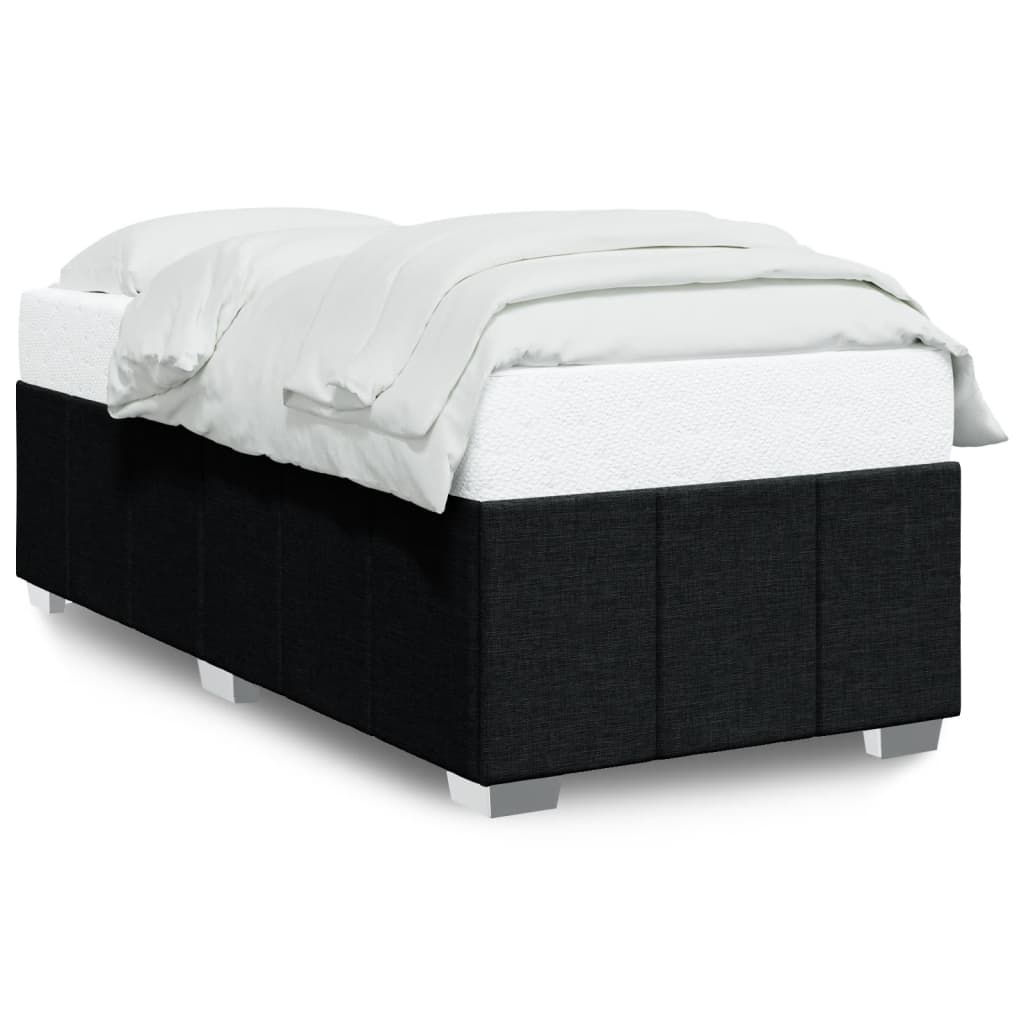 Bettgestell ohne Matratze Schwarz 90x190 cm Stoff