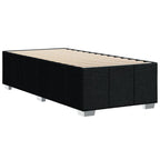 Bettgestell ohne Matratze Schwarz 90x190 cm Stoff