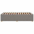 Bettgestell ohne Matratze Taupe 80x200 cm Stoff