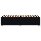 Bettgestell ohne Matratze Schwarz 90x190 cm Stoff