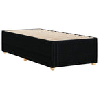 Bettgestell ohne Matratze Schwarz 90x200 cm Stoff