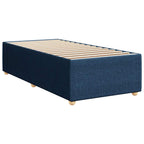 Bettgestell ohne Matratze Blau 90x200 cm Stoff