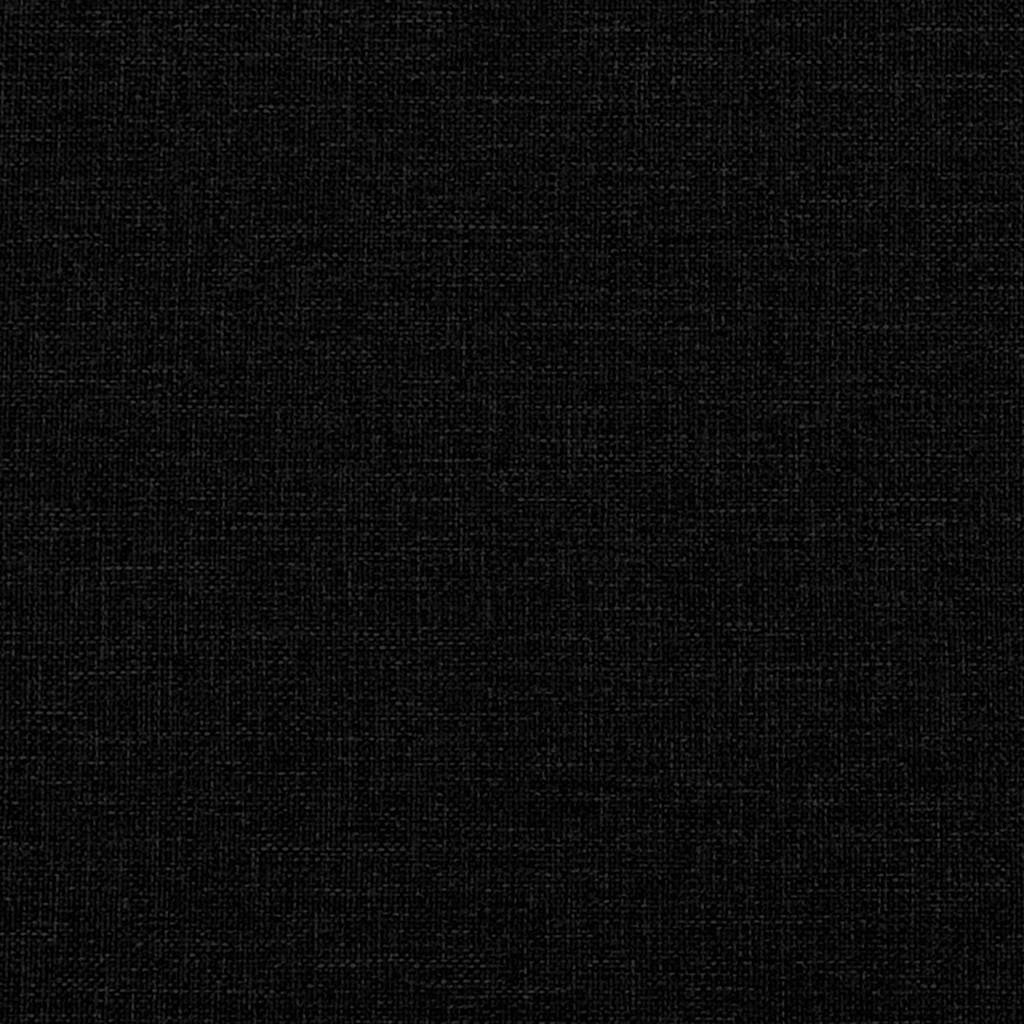 Bettgestell ohne Matratze Schwarz 140x200 cm Stoff