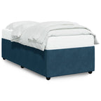 Bettgestell Blau 90x200 cm Samt