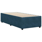 Bettgestell Blau 90x200 cm Samt