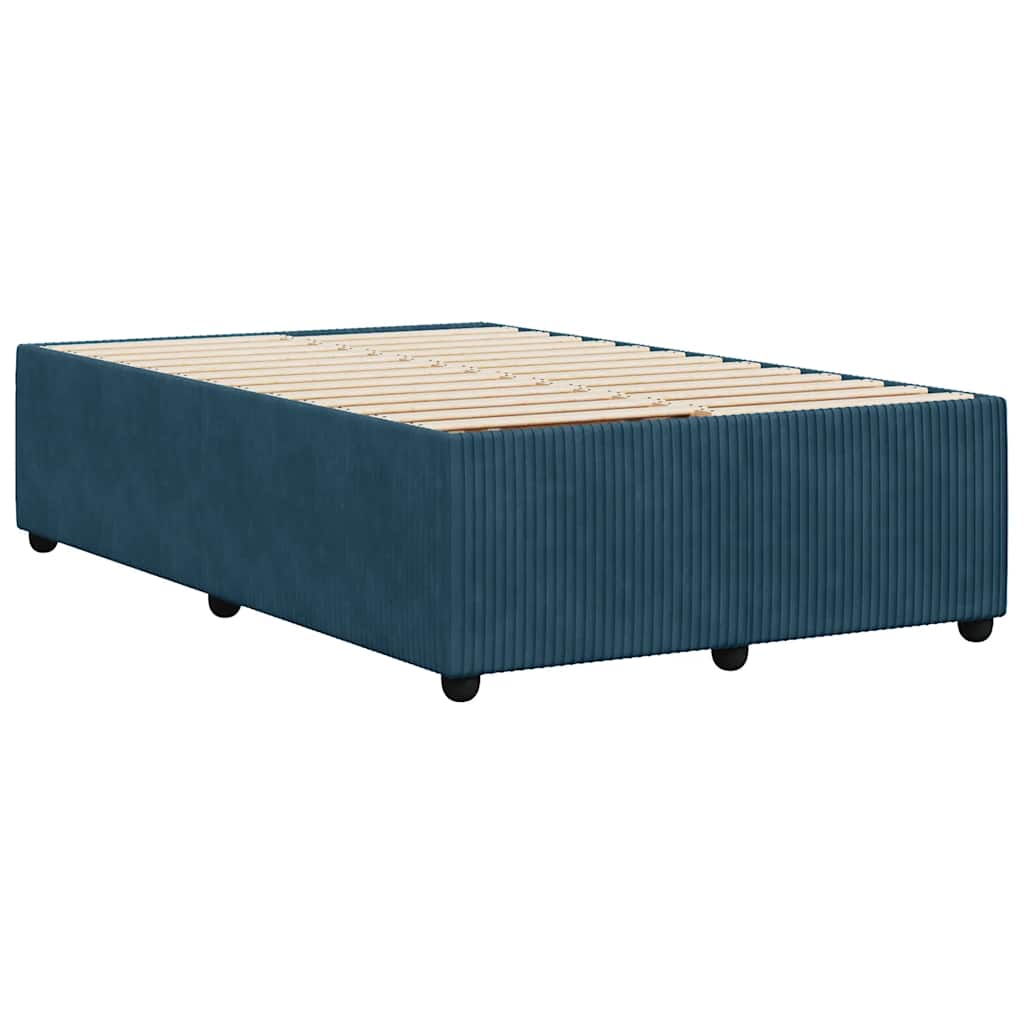 Bettgestell Blau 120x200 cm Samt