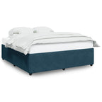 Bettgestell Blau 200x200 cm Samt
