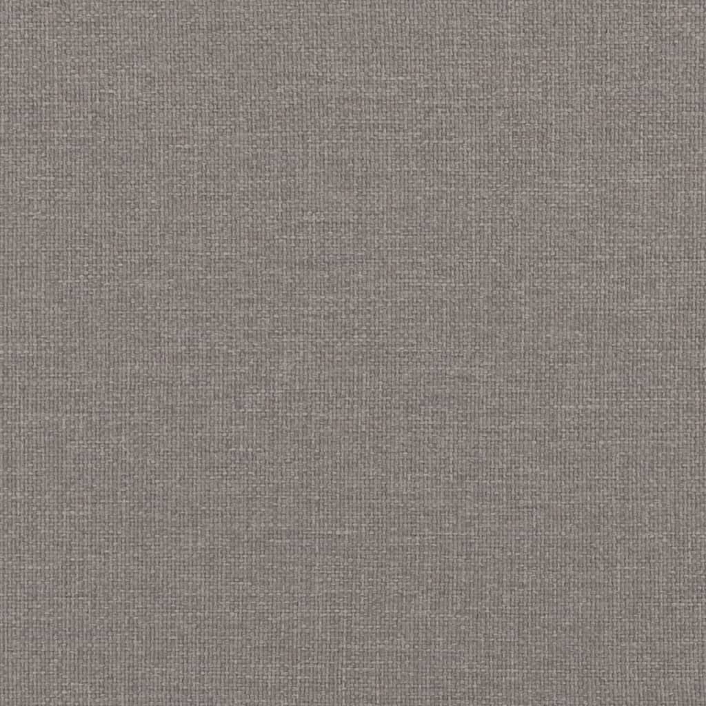 Boxspringbett mit Matratze Taupe 120x200 cm Stoff