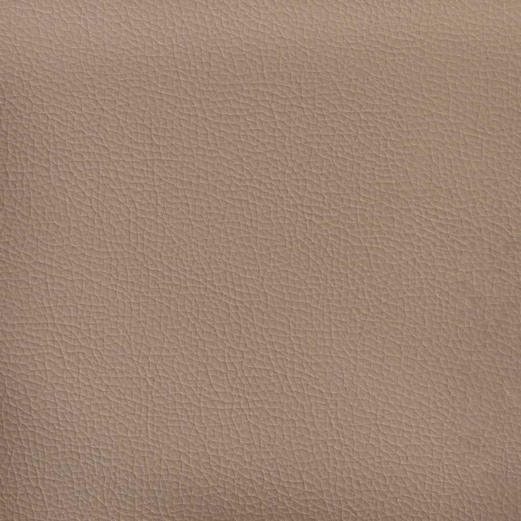Boxspringbett mit Matratze Cappuccino-Braun 80x200cm Kunstleder