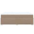 Boxspringbett Matratze Cappuccino-Braun 140x190cm Kunstleder