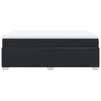 Boxspringbett mit Matratze Schwarz 160x200 cm Kunstleder