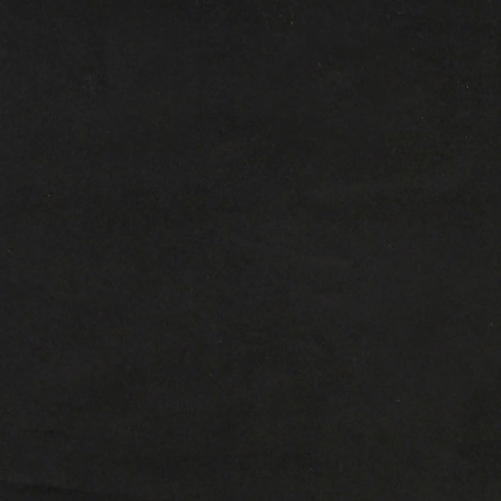 Boxspringbett mit Matratze Schwarz 160x200 cm Samt