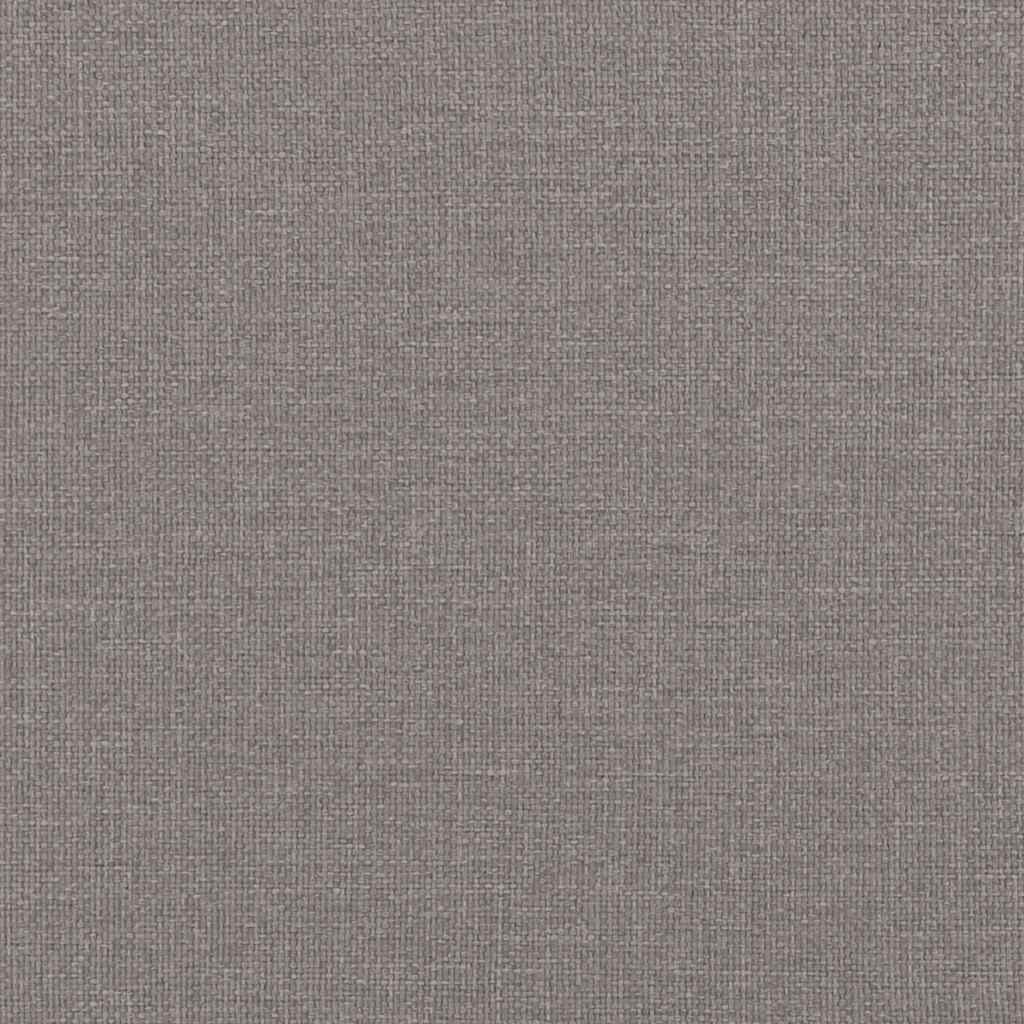 Boxspringbett mit Matratze Taupe 80x200 cm Stoff