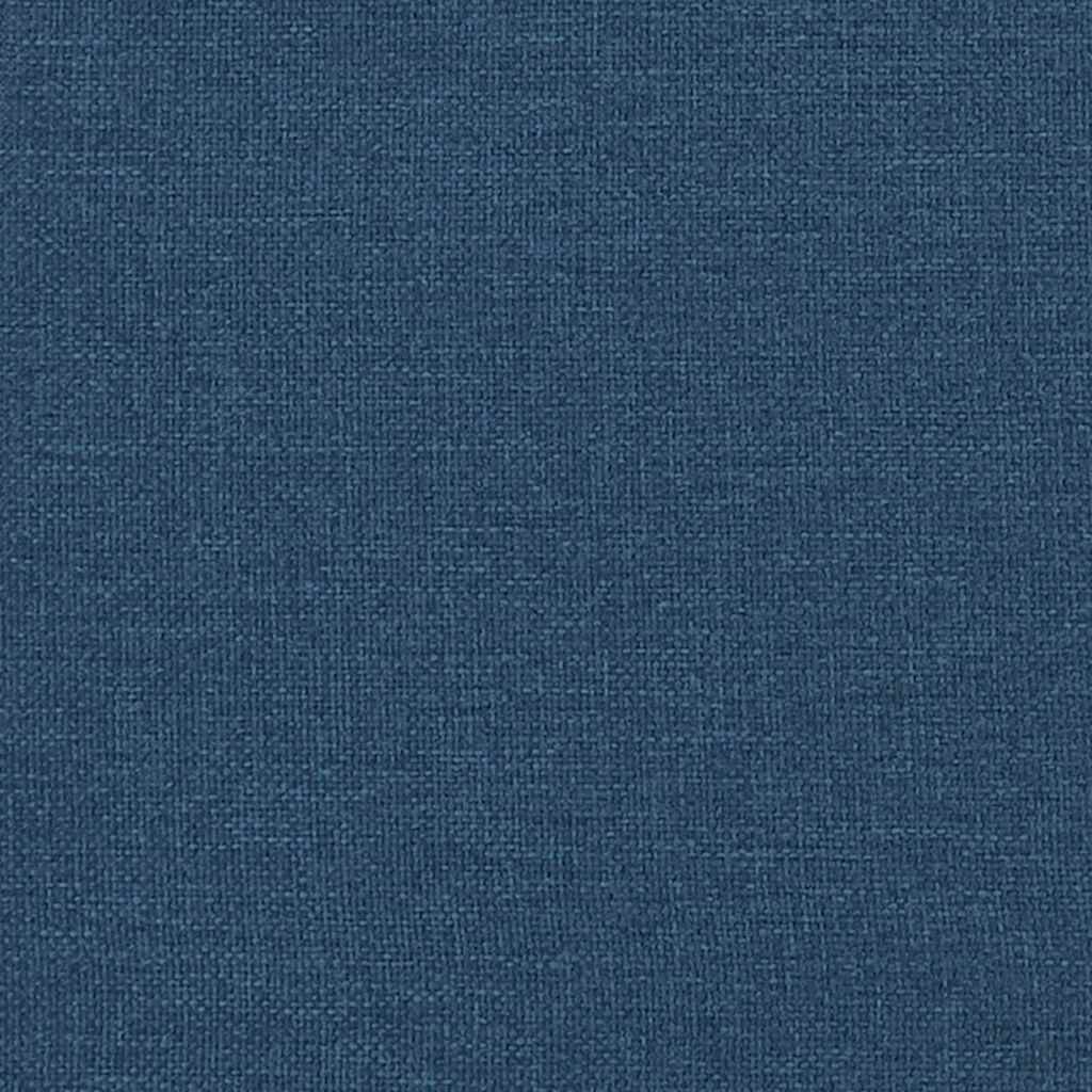 Boxspringbett mit Matratze Blau 100x200 cm Stoff