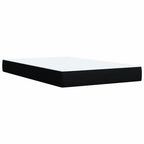 Boxspringbett mit Matratze Schwarz 80x200 cm Stoff