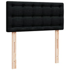 Boxspringbett mit Matratze Schwarz 90x190 cm Stoff