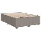 Boxspringbett mit Matratze Taupe 160x200 cm Stoff