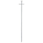 Zeltheringe 24 Stk. 29,5 cm Ø6 mm Verzinkter Stahl