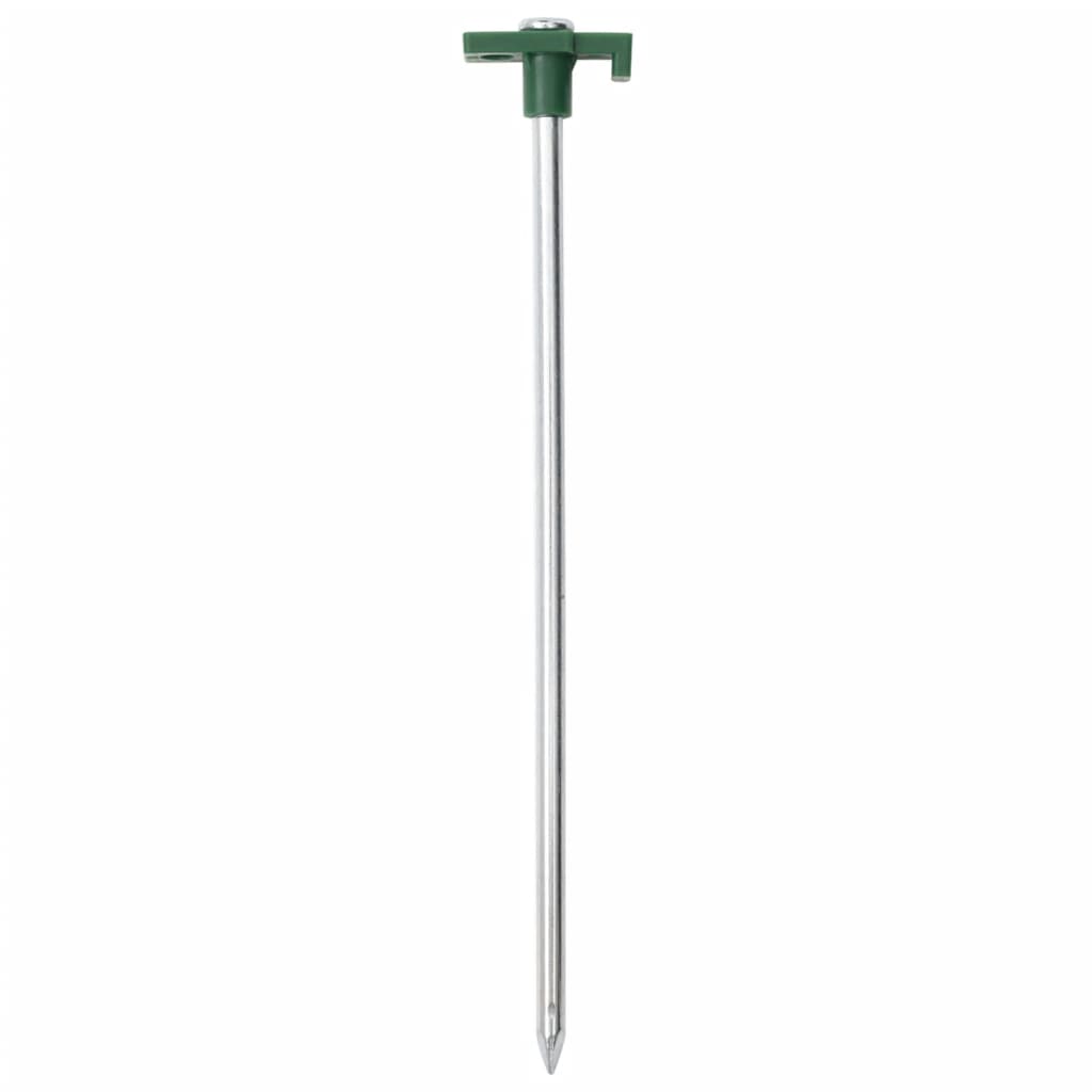 Zeltheringe 12 Stk. 25 cm 7 mm Verzinkter Stahl und PP