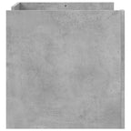 Couchtisch Betongrau 80x50x50 cm Holzwerkstoff