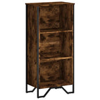 Bücherregal Räuchereiche 50x31x106 cm Holzwerkstoff
