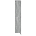 Bücherregal Grau Sonoma 50x31x169 cm Holzwerkstoff