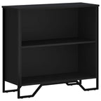 Bücherregal Schwarz 80x31x74,5 cm Holzwerkstoff