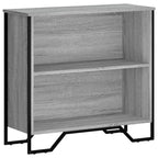 Bücherregal Grau Sonoma 80x31x74,5 cm Holzwerkstoff