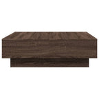 Couchtisch Braun Eichen-Optik 90x90x28 cm Holzwerkstoff