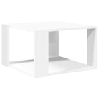 Couchtisch Weiß 51,5 x 51,5 x 30 cm Holzwerkstoff