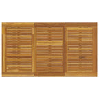 Garten Essgruppe 7 pcs Grau Massivholz Akazie
