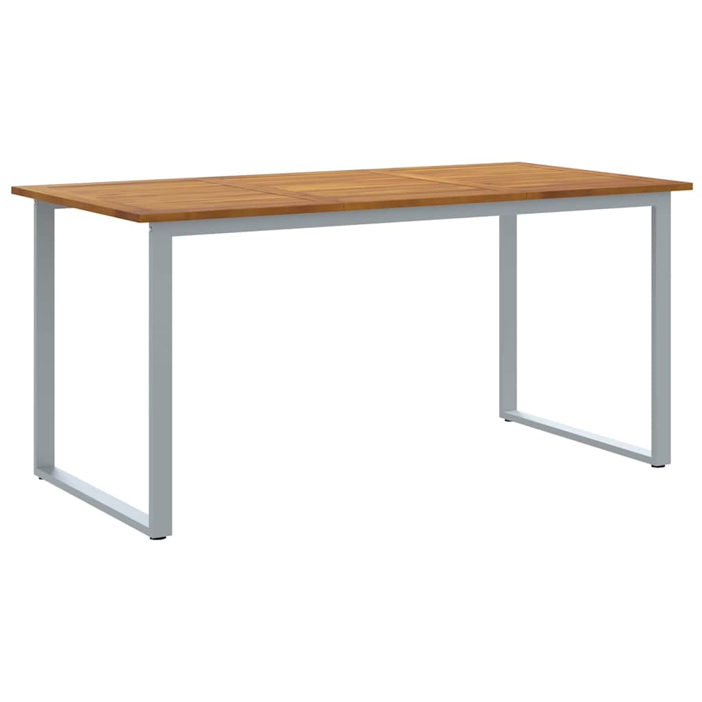 Garten Essgruppe 7 pcs Grau Massivholz Akazie