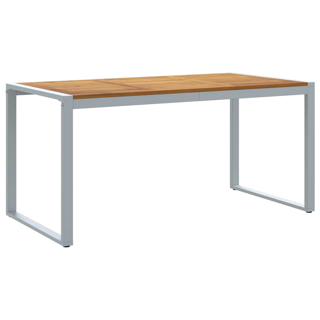 Garten Essgruppe 5 pcs Grau Massivholz Akazie