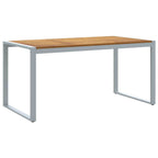 Garten Essgruppe 5 pcs Grau Massivholz Akazie