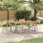Stapelstuhl 6 pcs Braun 56 x 57 x 87 cm Massivholz Akazie