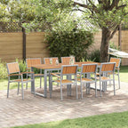 Stapelstuhl 8 pcs Braun 56 x 57 x 87 cm Massivholz Akazie