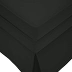 Chaiselongue mit Nackenrolle und Rechter Armlehne Schwarz Samt