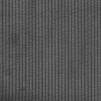 Chaiselongue mit Kissen Dunkelgrau Cordstoff