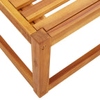9-tlg. Gartensofa-Set mit Kissen Holz Akazie & Seil