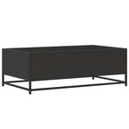Couchtisch Schwarz 100x57x35 cm Holzwerkstoff und Metall