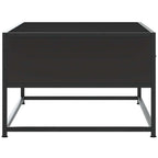 Couchtisch Schwarz 100x50x35 cm Holzwerkstoff und Metall