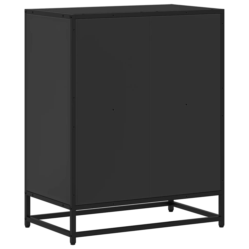 Bücherregal Schwarz 60x35x76 cm Holzwerkstoff