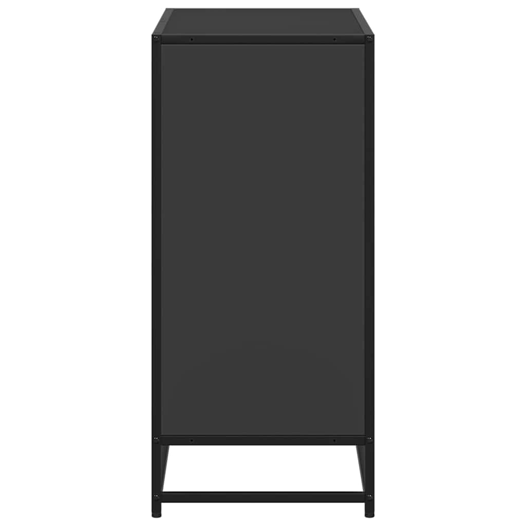 Bücherregal Schwarz 80,5x35x76 cm Holzwerkstoff